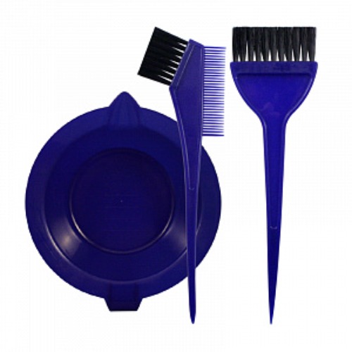 Набор для окраски волос (ванночка+2 кисти),ассорти 306006