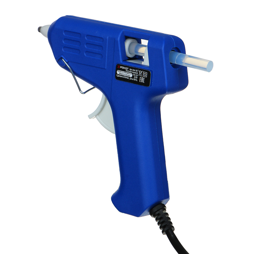 POKOT Пистолет клеевой электрический 20Вт