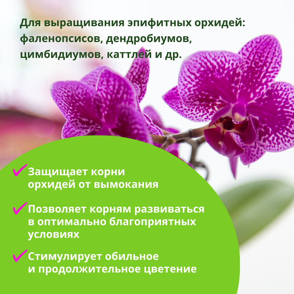 Биомастер набор биокомпонентов для орхидей 2л +комплексное удобрение 5мл