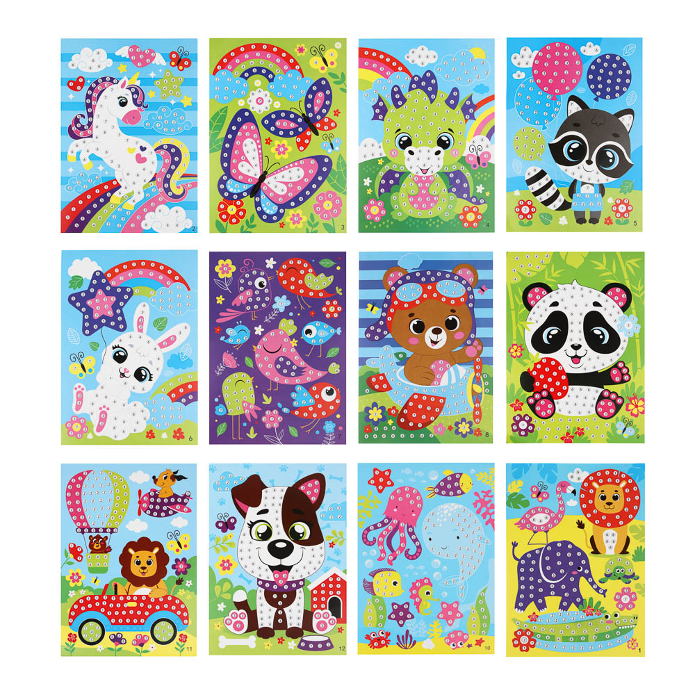 ХОББИХИТ Аппликация самоклеящаяся "Веселый день"