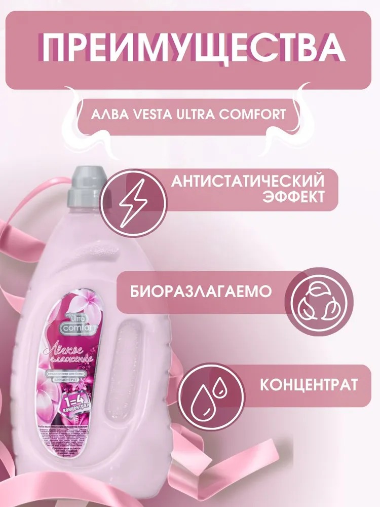 Vesta Кондиционер для белья Легкое глажение 2л