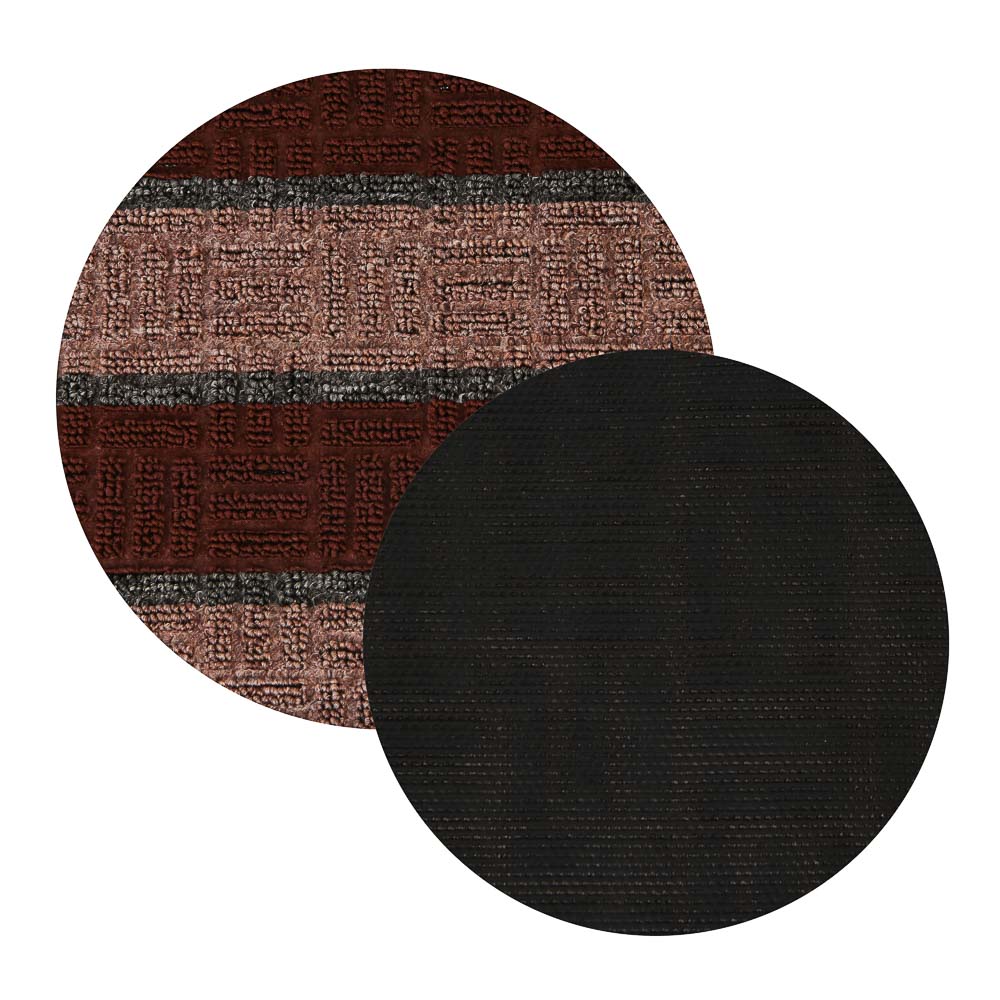 Коврик придверный тм VETTA Folk, ворсовый с резиновой каймой, 45x75см, 3 дизайна