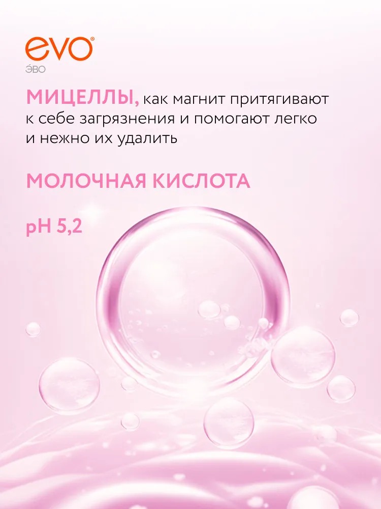 Гель 2в1 для душа и интимной гигиены EVO Чистота и Нежность 400 мл