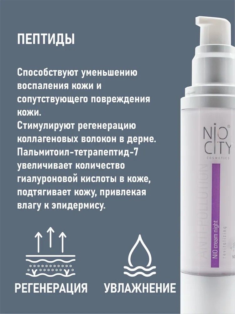 Nio City Крем скульптор ночной 50 мл
