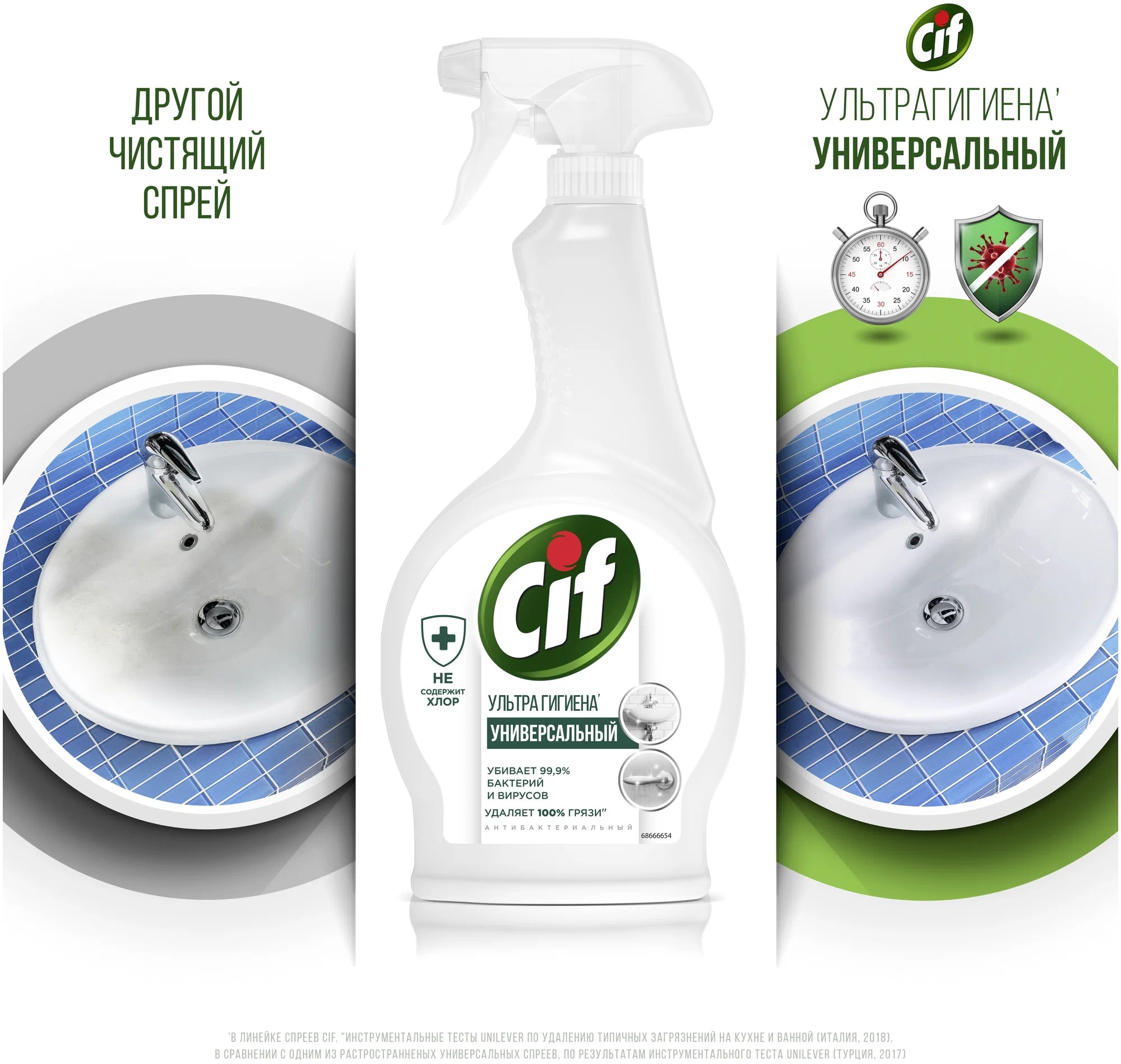 Сиф крем-спрей универсальный 500мл Сиф крем-спрей универсальный 500мл