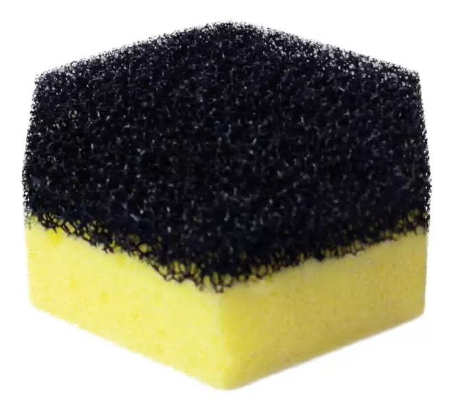 Губка для тефлона "Хозяюшка Мила" Пчелка 2шт 01020