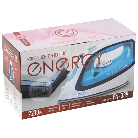 Утюг Energy EN-339 2200Вт керамическая подошва