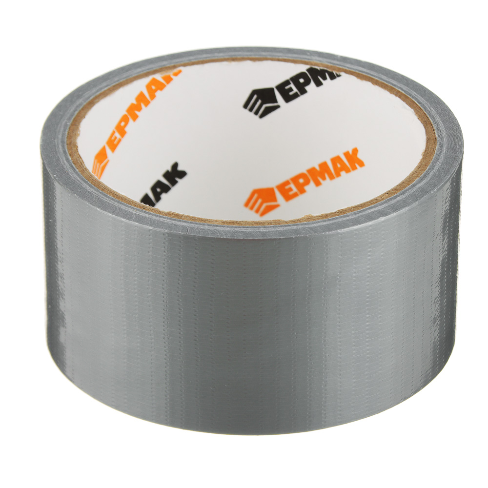 ЕРМАК Клейкая лента армированная серебряная 10м