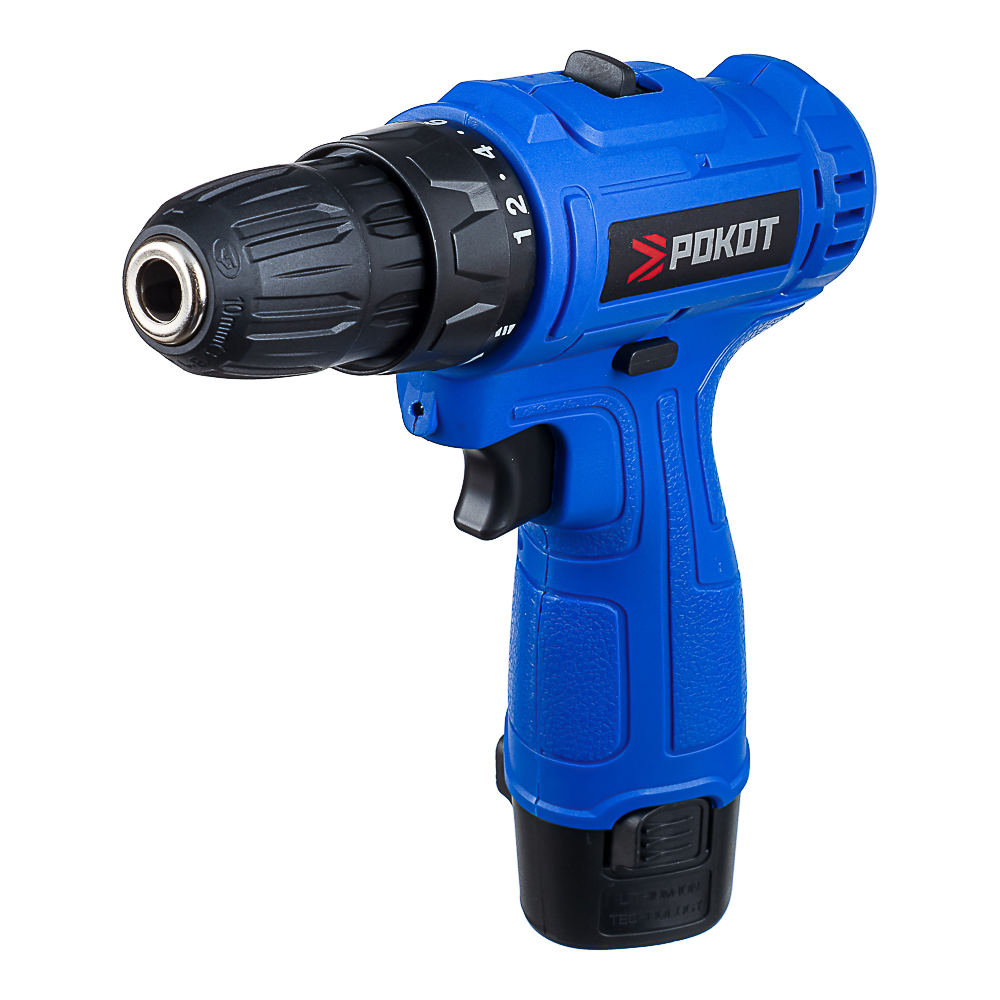 РОКОТ Дрель-шуруповерт аккумуляторный 12В