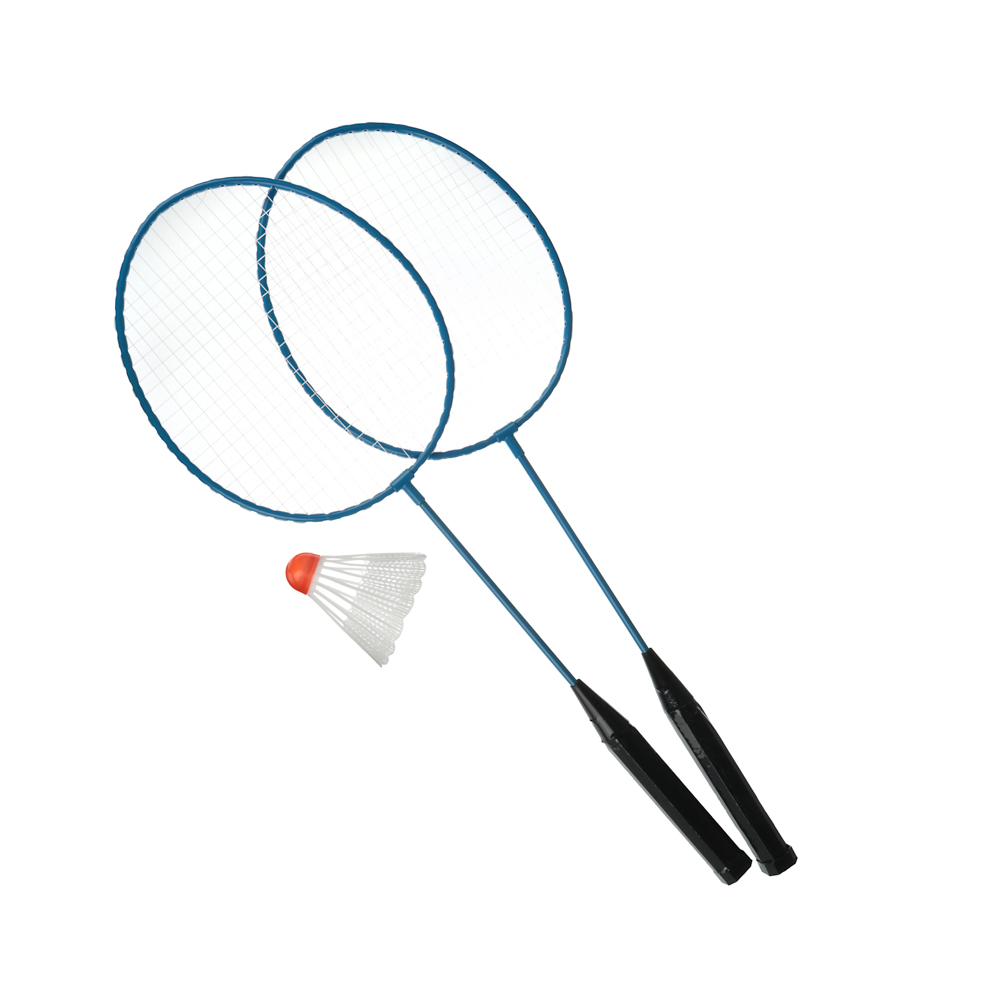 SILAPRO Набор для бадминтона в сетке (ракетка 2шт, волан), металл, пластик