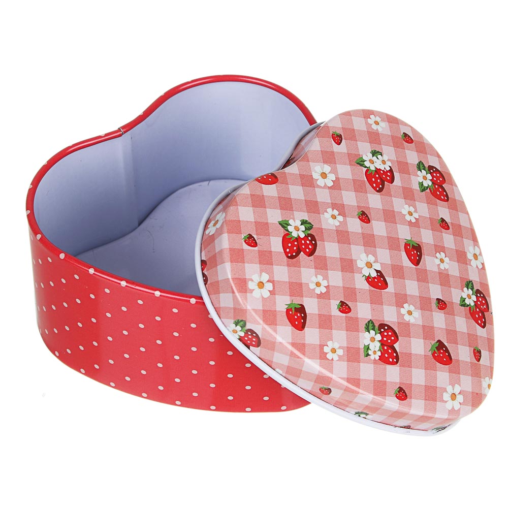 Шкатулка металлическая 7х6,5х3,7см