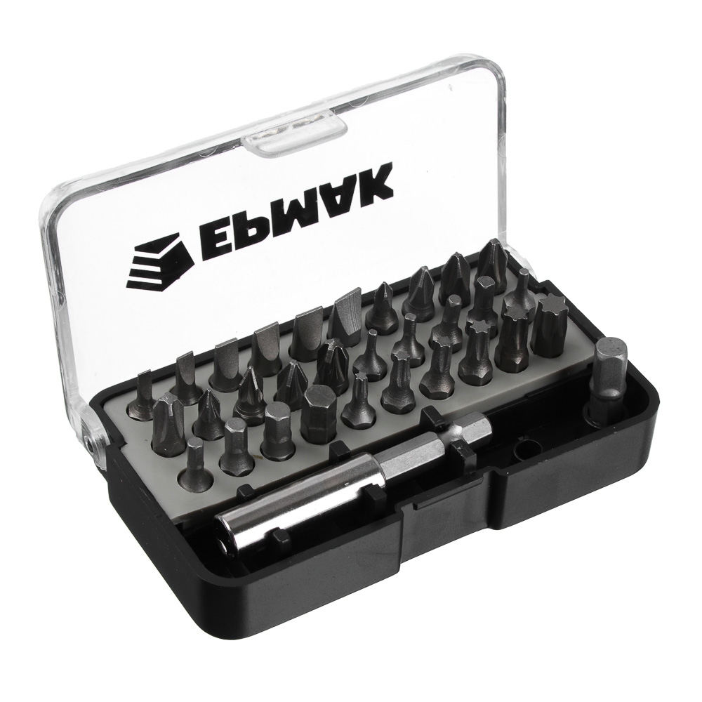 ЕРМАК Набор отвертка-адаптер с битами