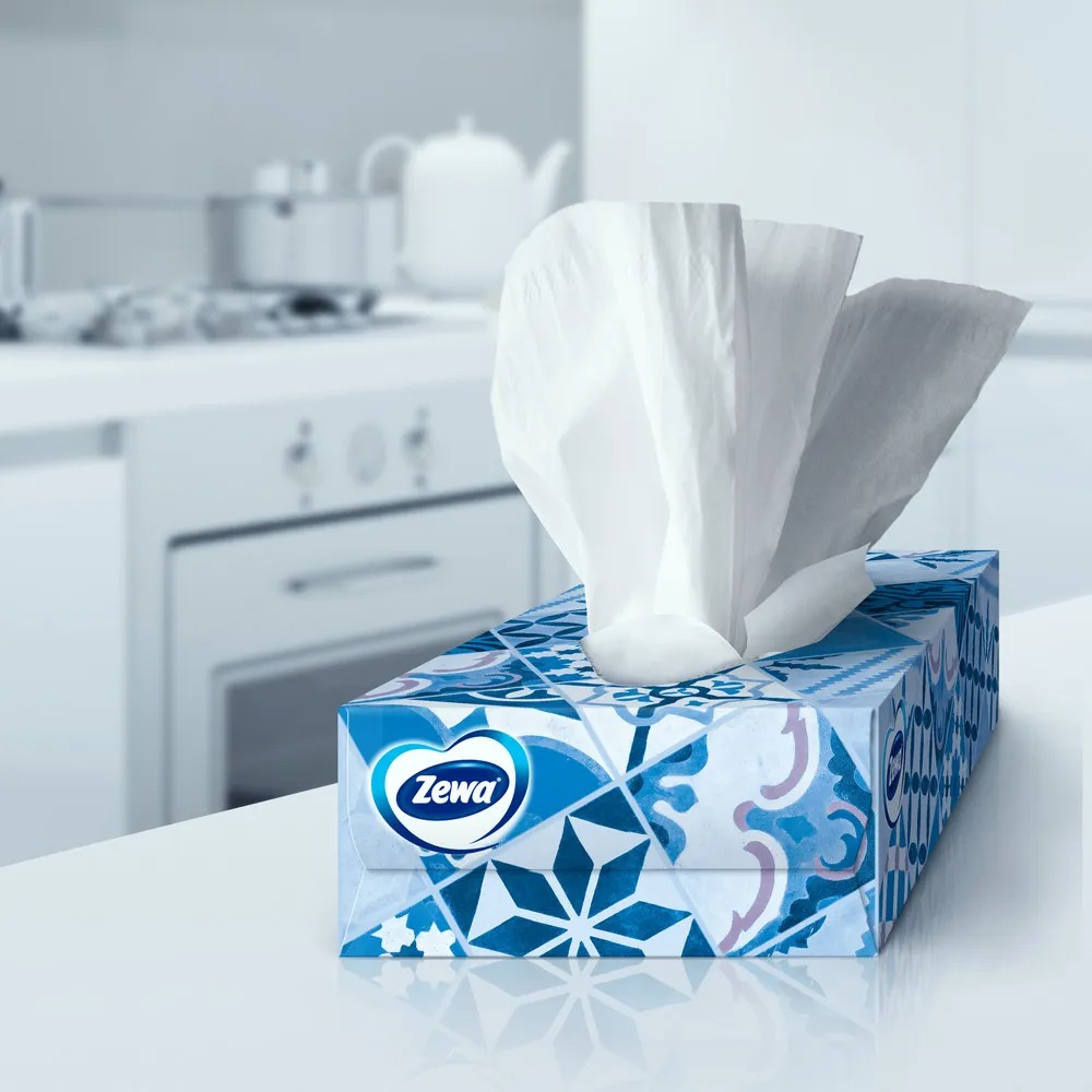 Зева салфетки для лица 2-слойные Евридей 100шт