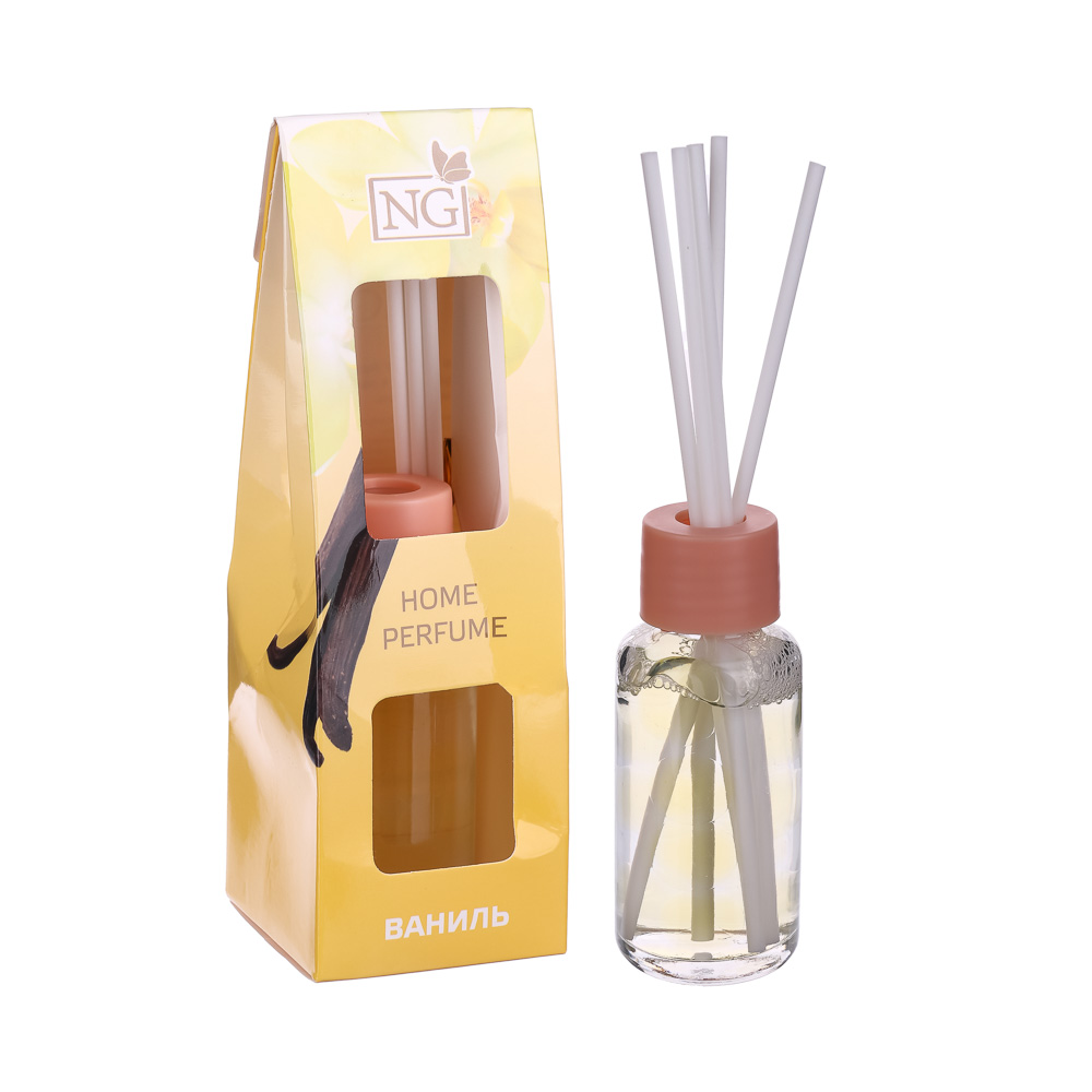 NEW GALAXY Ароматизатор диффузор с палочками(бабл гам,ваниль,океан,лаванда,цитрус,корица) 35мл 