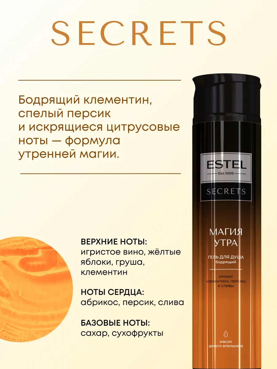 Secrets Набор Магия утра (гель д/душа 300мл + молочко д/тела 100мл)