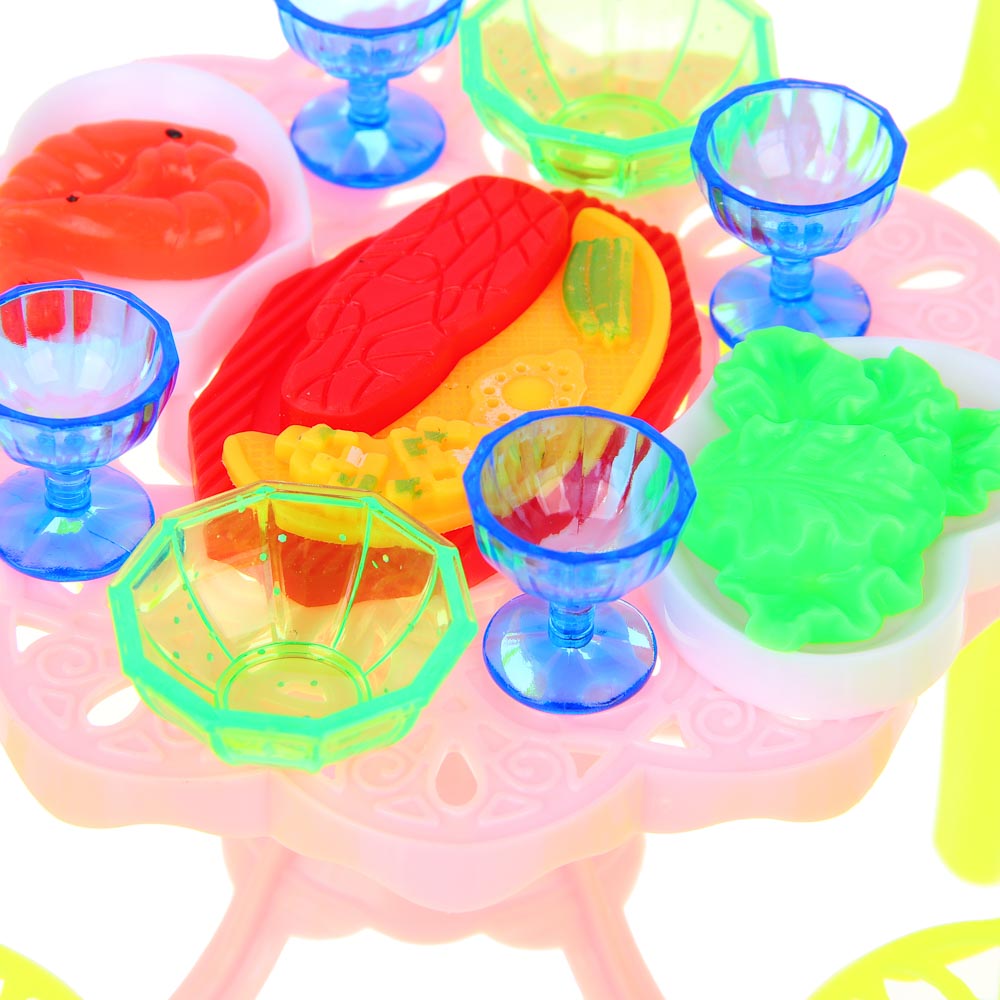 ИГРОЛЕНД Набор мебели и посуды для кукол