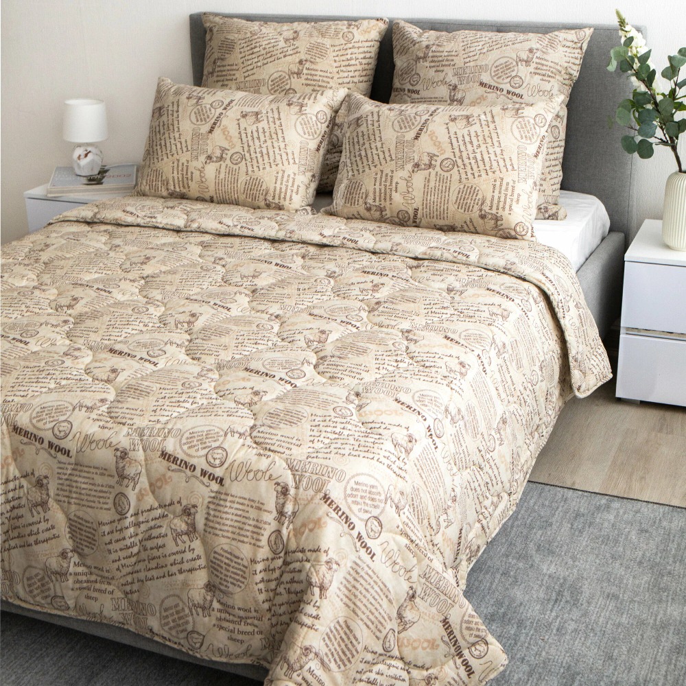 Одеяло ВНМ 172/205 Меринос/ХБ 300  33 