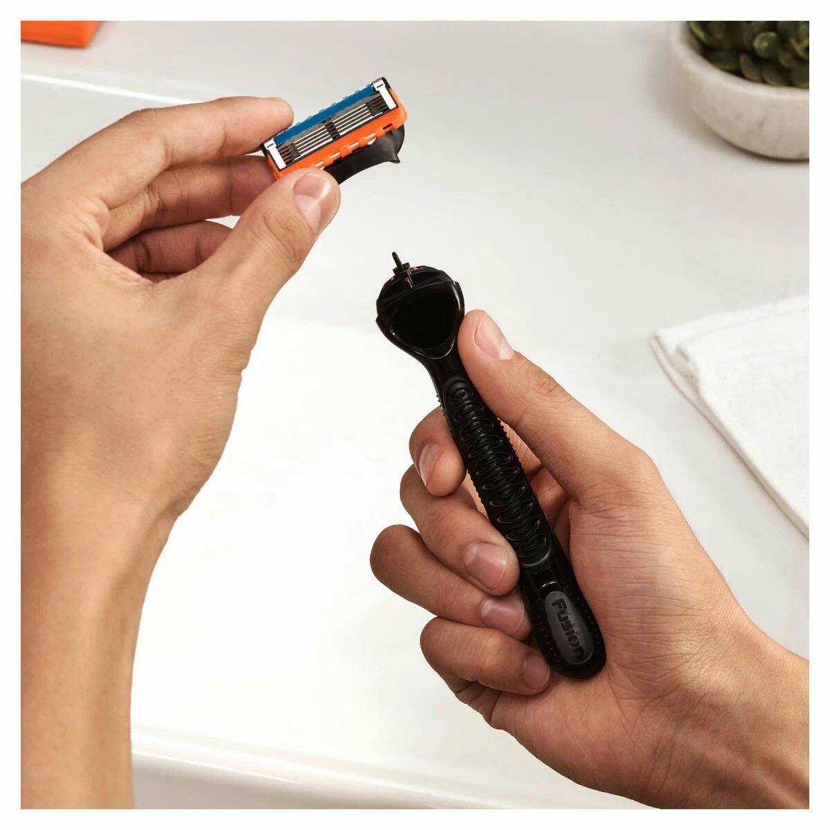 Fusion Power Станок для бритья с 1кассетой красный