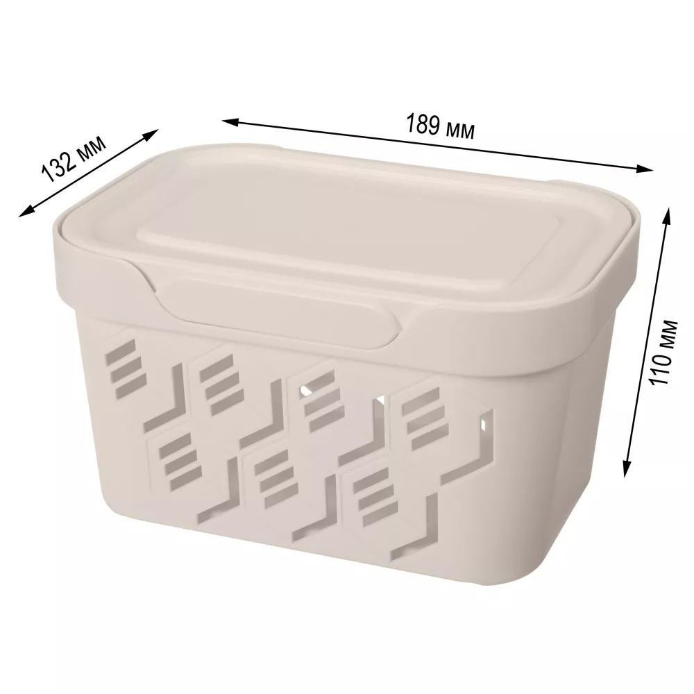 Корзинка универсальная "Deluxe" 189х132х110мм 1,9л 4332808