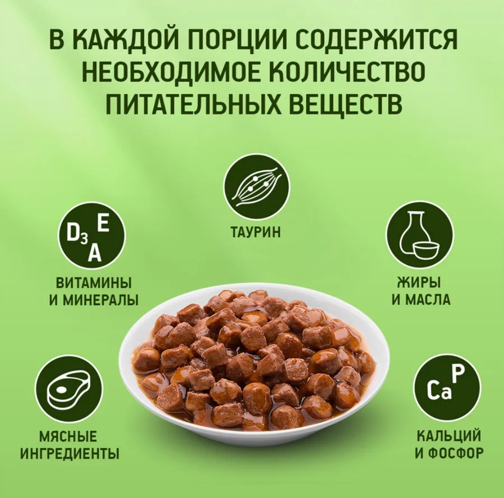 Kitekat влажный Ягненок в соус 85г м/уп