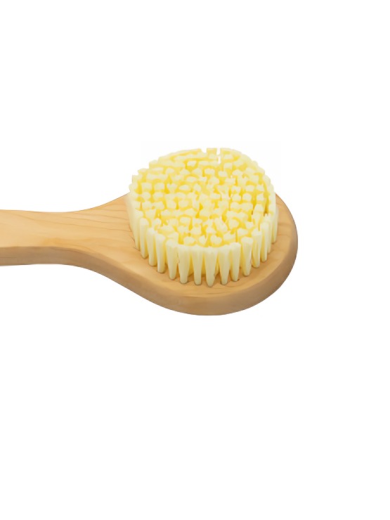 Массажная щетка для сухого массажа, иск.щетина с покрытием 631000