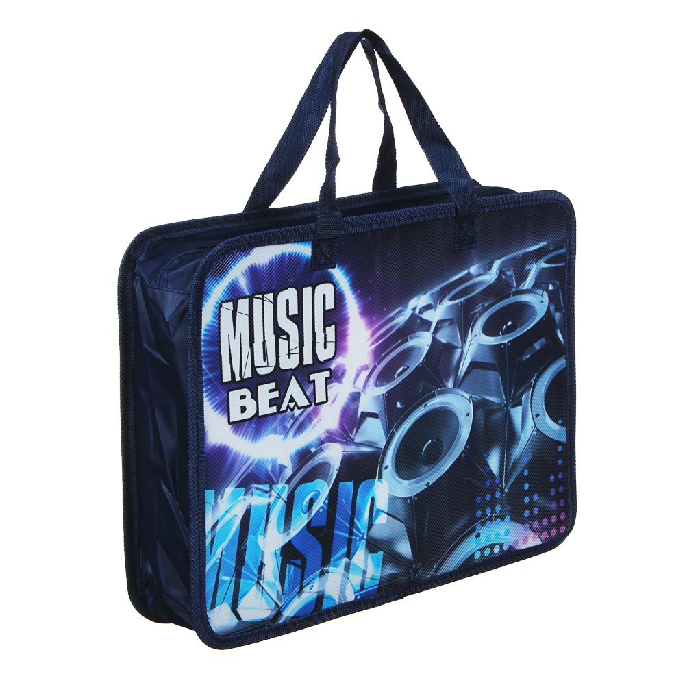 МЬЮЗИК БИТ Папка для тетрадей 33,5х26см для А4