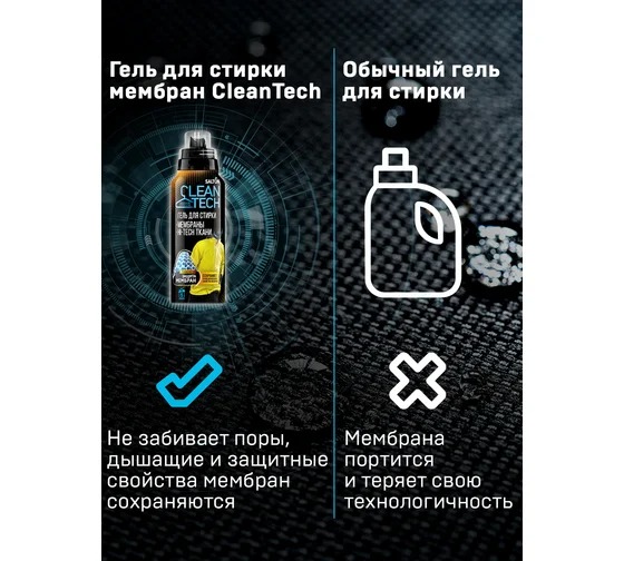 Salton CleanTech  Гель для стирки изделий из мембран 250мл