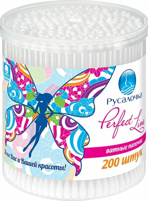 Ватные палочки Perfect Line банка 200шт 