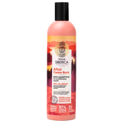 NS Doctor Taiga Био Шампунь восстановление поврежденных волос 400мл