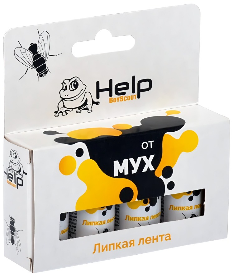 Help Липкая лента от мух 4шт 