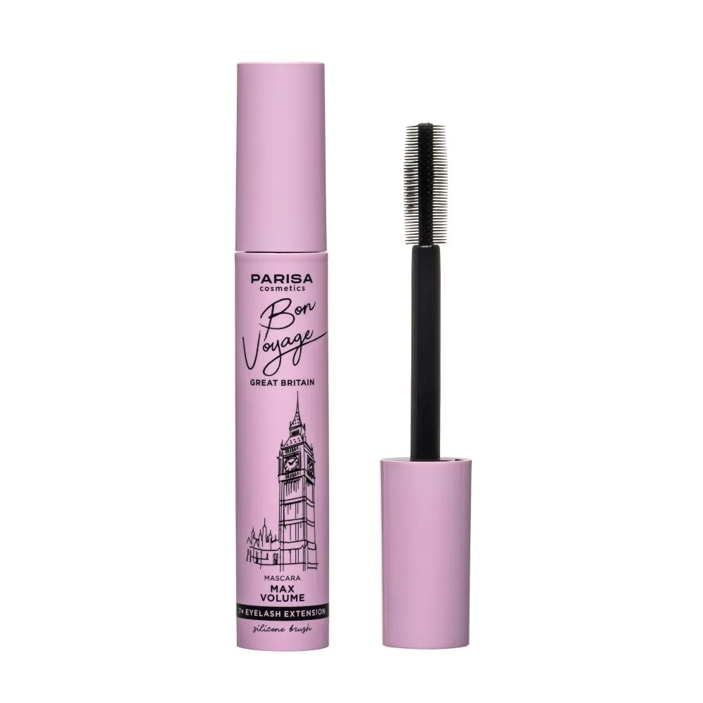 Parisa Тушь для ресниц М-117 Англия Maxx Volume (силиконовая кисть)