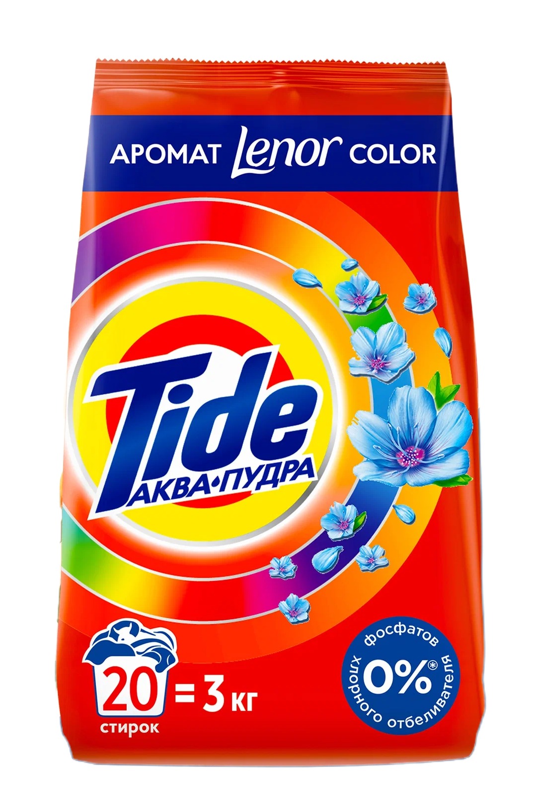 Тайд Автомат порошок 3кг (Color Lenor Scent)
