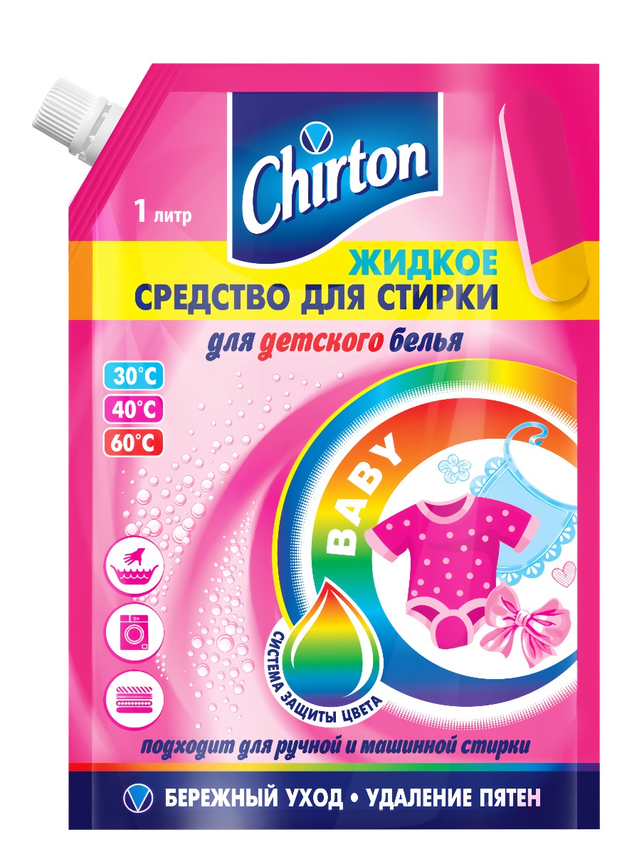 Чиртон Жидкое ср-во д/стирки детского белья 1л