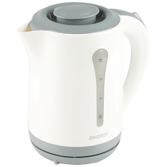 Чайник Energy E-213 (2,5 л диск) бело-серый