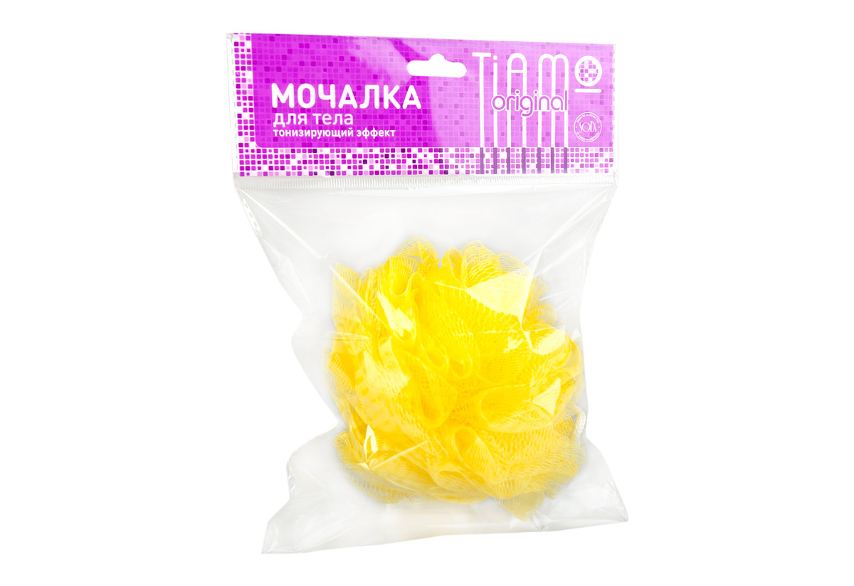 Фея Мочалка для тела из нейлона Tiamo Original шар 9922.1