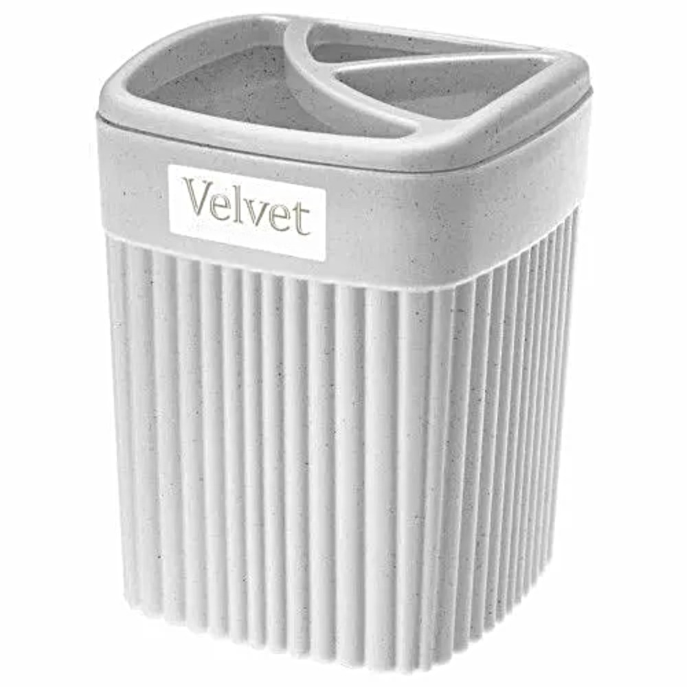 Стакан для зубных щеток "Velvet" 90х90х119мм 0,65л 4332395