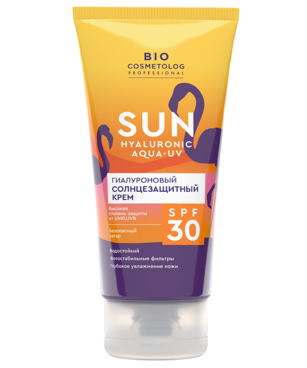 BioCosmetolog Professional Гиалуроновый солнезащитный крем SPF 30  150мл