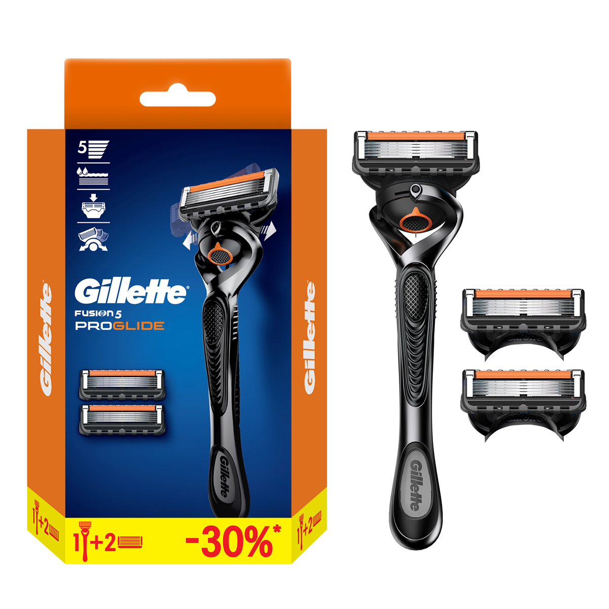 Fusion Proglide Flexball Станок для бритья + 3 сменные касеты