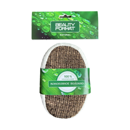 Мочалка хлопок+конопля брус объемный 844187