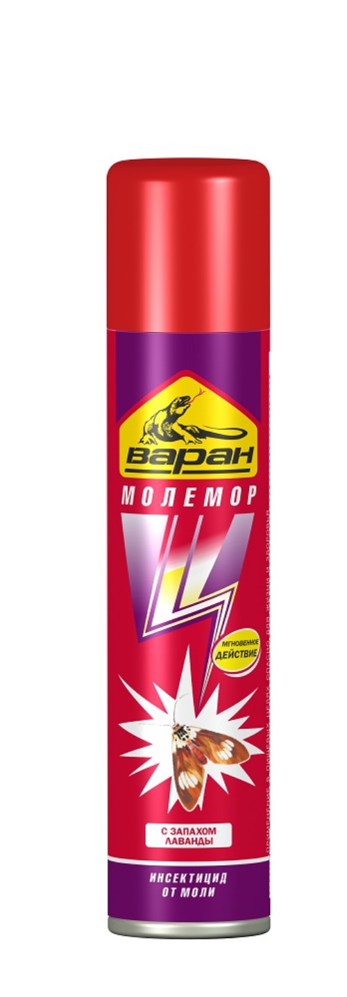 Варан Молемор Аэрозоль от моли 145 мл