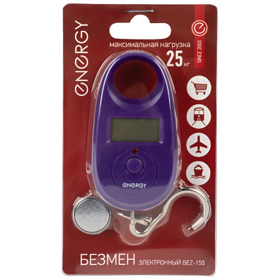 Безмен электронный Energy BEZ-150 фиолетовый 25 кг