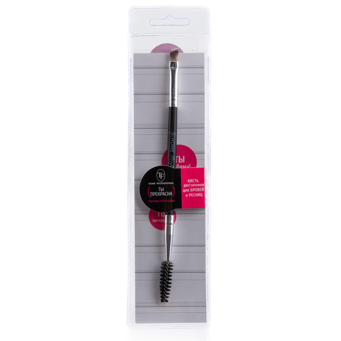TF кисть двусторонняя для бровей и ресниц Home professional HB-07