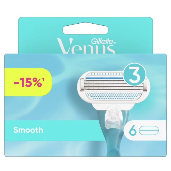 Venus Smooth Кассеты по 6шт