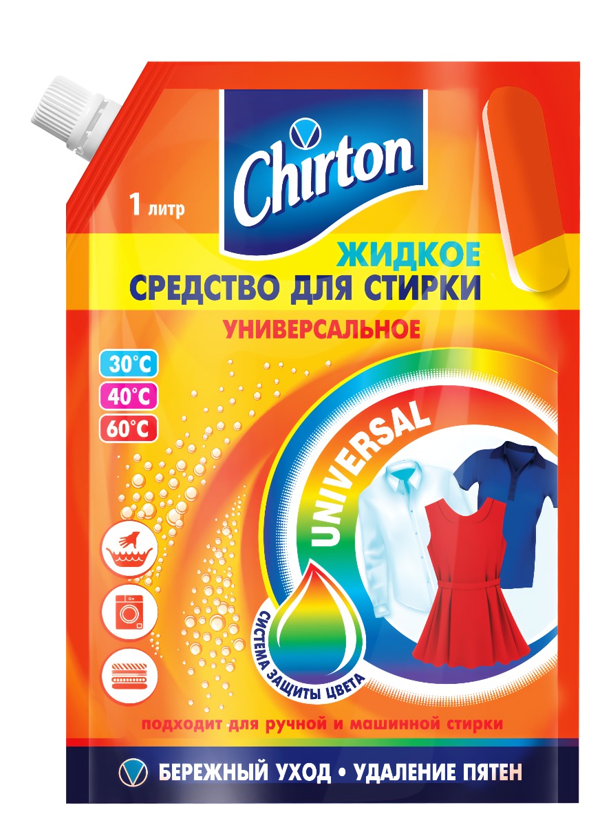 Чиртон Жидкое ср-во д/стирки Универсальное 1л