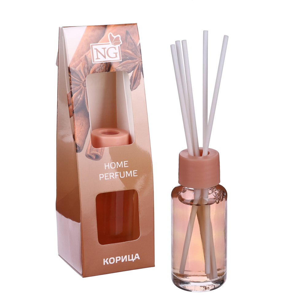 NEW GALAXY Ароматизатор диффузор с палочками(бабл гам,ваниль,океан,лаванда,цитрус,корица) 35мл 