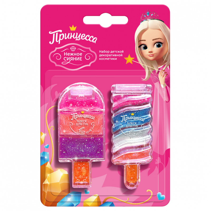 Принцесса набор детской декоративной косметики "Нежное сияние" 91469