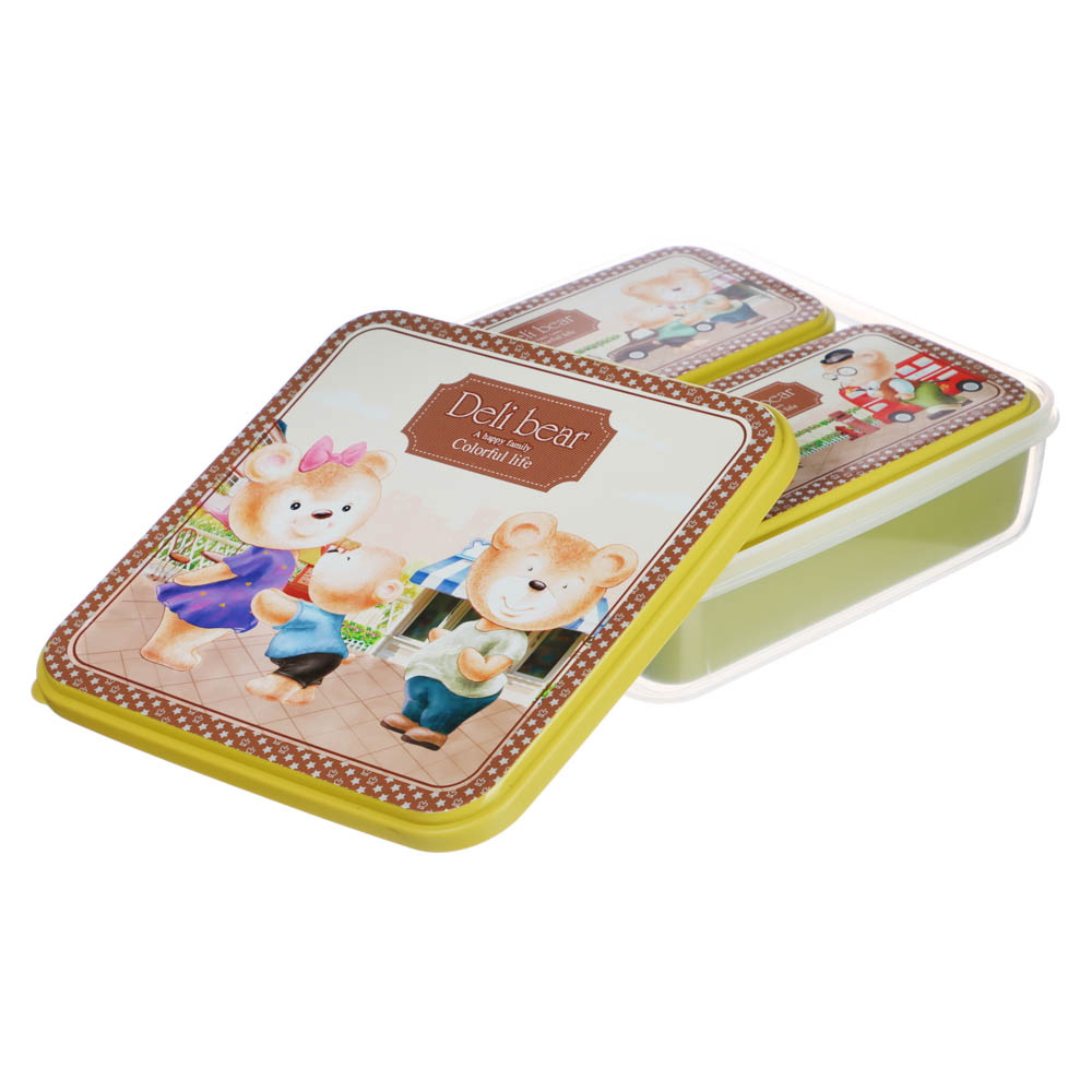 Набор контейнеров "Медвежата" 3шт