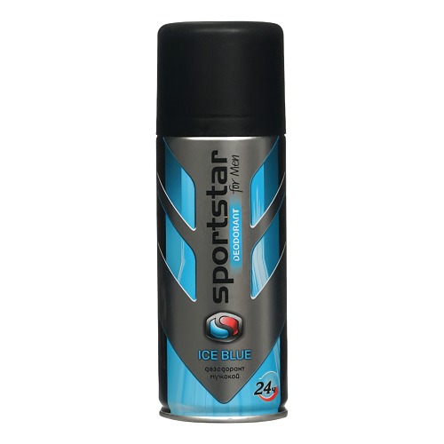 Sport Star Дезодорант-аэрозоль мужской для тела Ice Blue 175мл