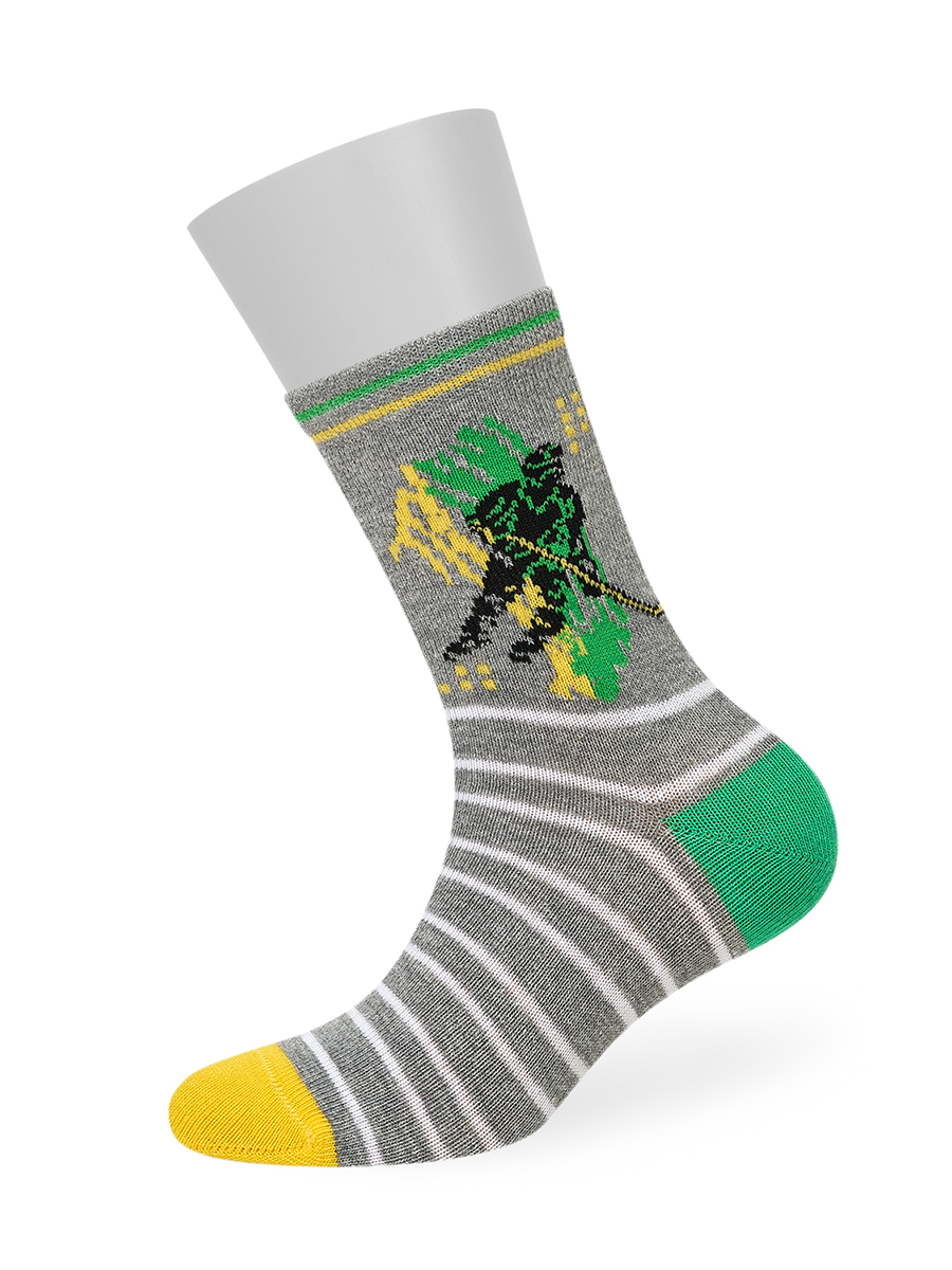 OMSA Носки детские 21S04 спорт (35-38, Grigio scuro melange)