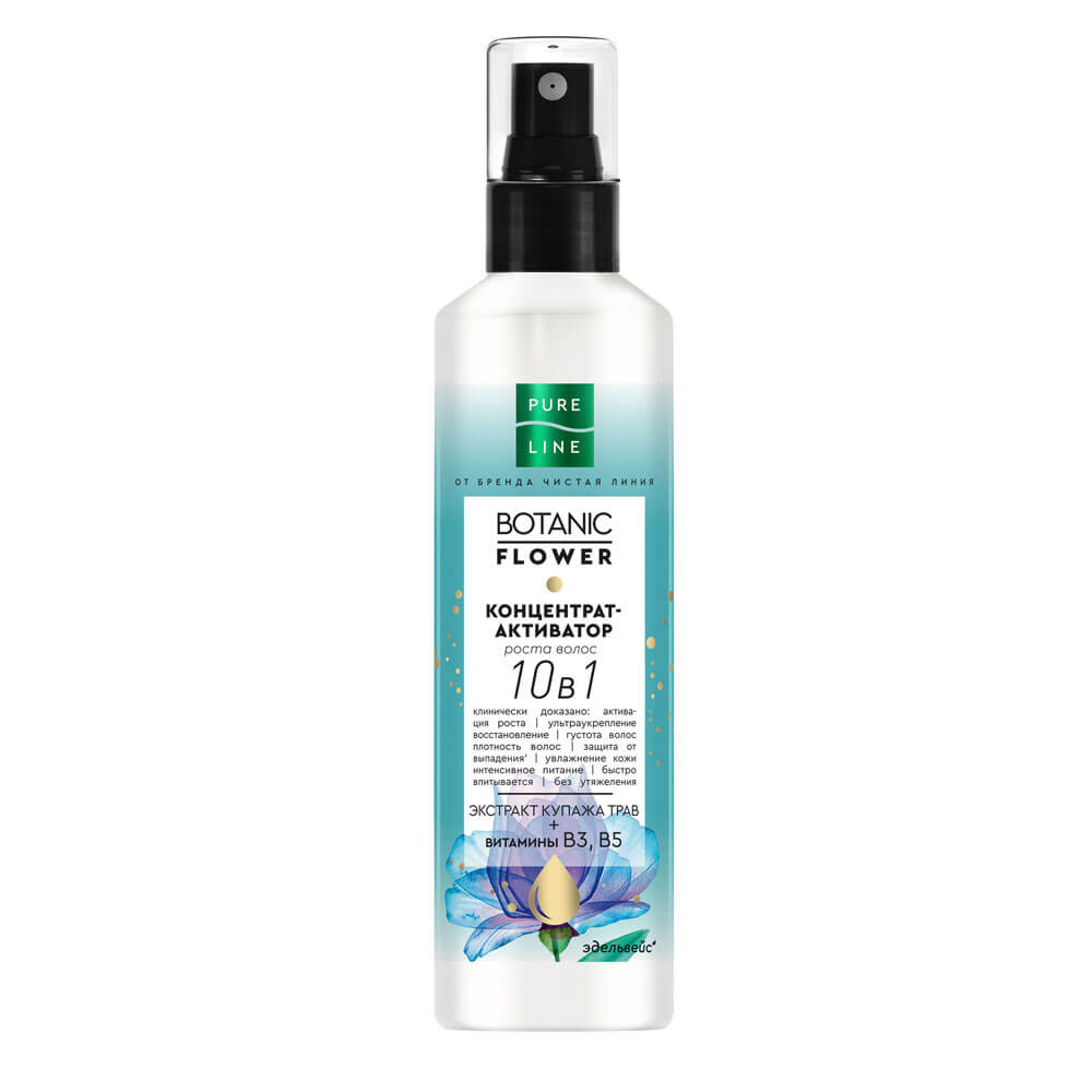Чистая Линия концентрат-активатор роста волос 160мл